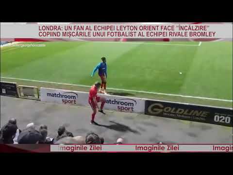 IMAGINILE ZILEI 21 Noiembrie - Fanul unei echipe londoneze se ”pregătește” să intre pe teren