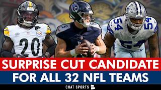 1 SURPRISE Cut Candidate For All 32 NFL Teams Based On ESPN’s 53-Man Roster Projections For 2026
