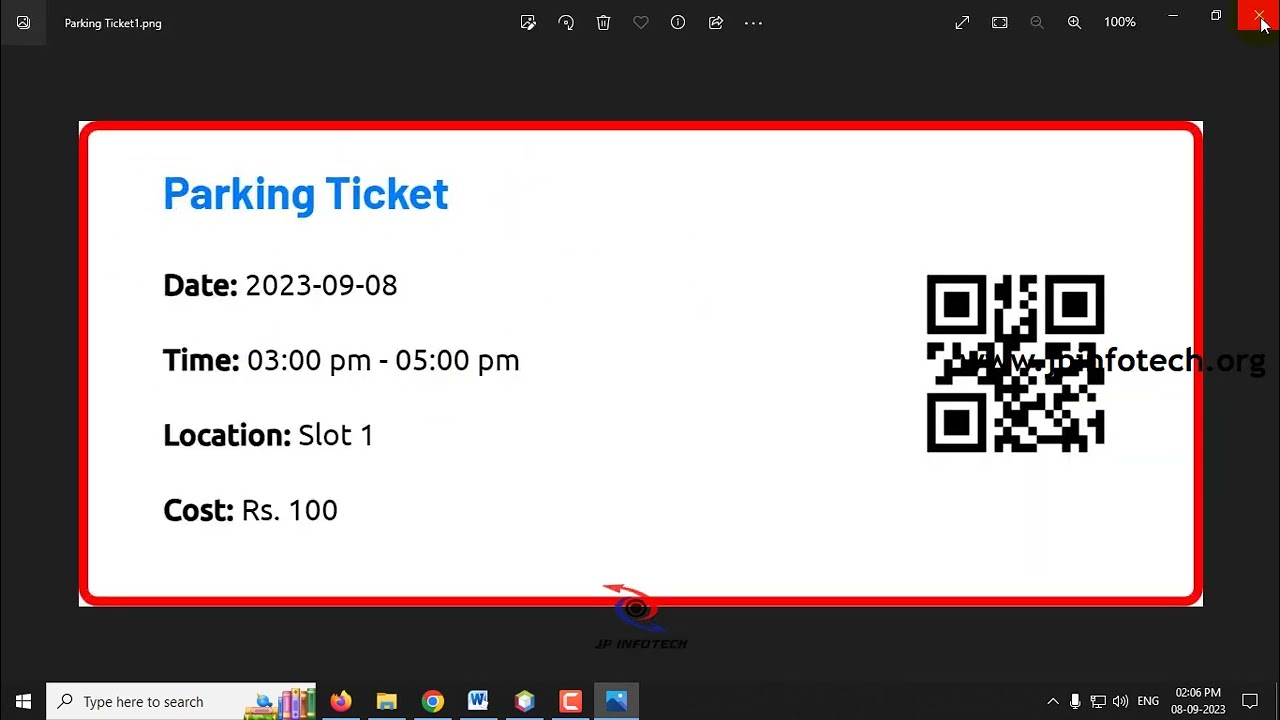 QR Code-based Smart Vehicle Parking Management System | JAVA Final Year Project 2025