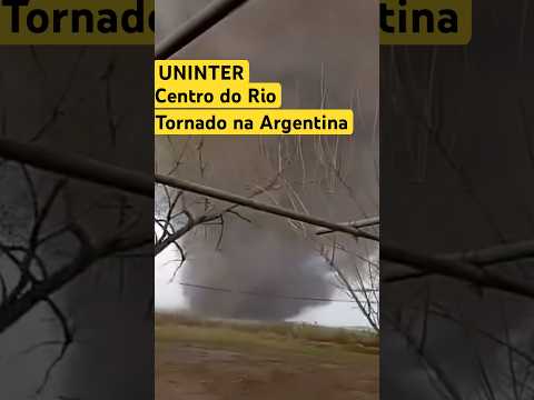 Após ocorrência no Rio Grande do Sul, tornado é registrado na província de Santa Fe, na Argentina