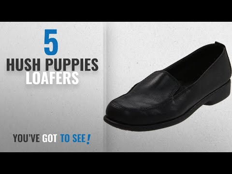 Top 5 Hush Puppies Loafers [2018]: Hush Puppies Women's Heaven Slip On,Black,8.5 M US