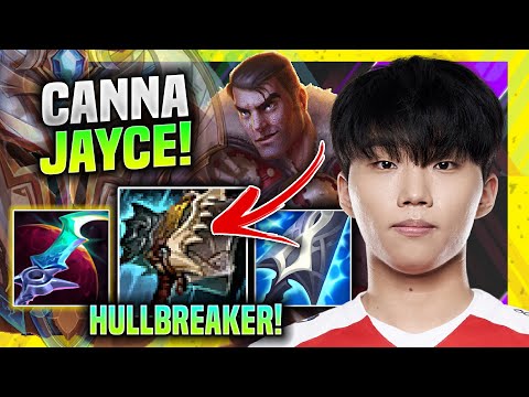 CANNA TRIES JAYCE WITH NEW ITEM HULLBREAKER! - T1 Canna Plays Jayce Top vs Nocturne! | Season 11