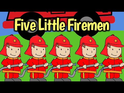 Five Little Firemen | Nursery Rhyme | Musical Mayhem