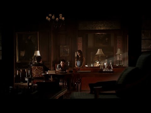TVD 5x7 - Stefan's memories are back, Damon tells him about Amara | Delena Scenes HD