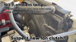 Suspect Fan Clutch Jeep TJ Forum Video