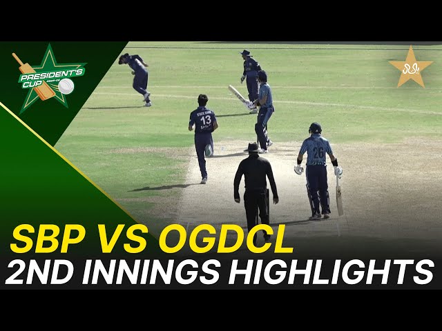 2nd Innings Highlights | SBP vs OGDCL – President’s Cup Grade-I 2025-26 | UBL Ground | PCB