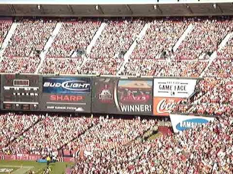 Tailgater of the Week Jumbotron - 49ers vs Seahawks - 10/26/08