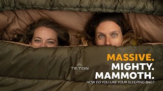 Mammoth 0º Sleeping Bags - Massive. Mighty. Mammoth.