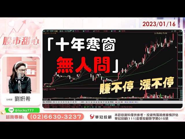 01/16【甜心盤後影音】賺不停、漲不停
