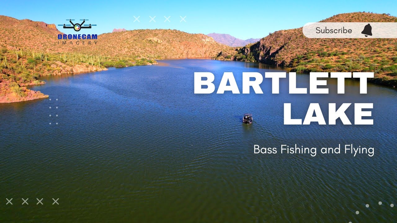 Bass Fishing and Flying over Bartlett Lake