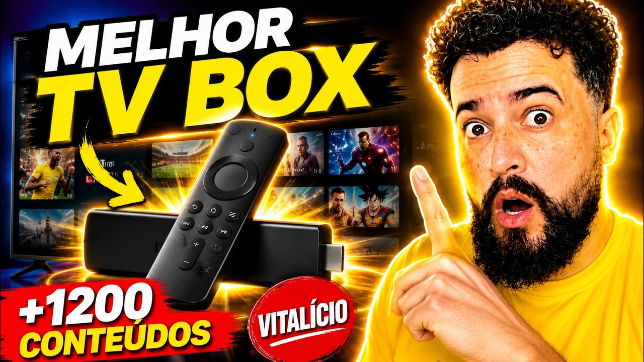 TV BOX VITALICIO - MINHA TV FOI LIBERADA! +1200 CONTEÚDOS 😱