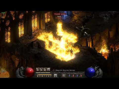 Diablo 2 Resurrected Throw Barbarian demo - Chaos