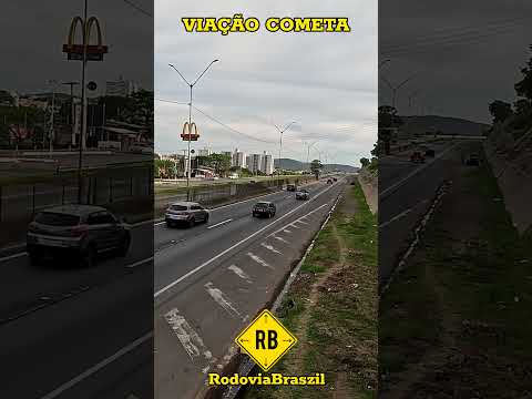 De Belo Horizonte para São Paulo - Fernão Dias km 40 #shorts #rodoviabraszil #viagem #bus #onibus