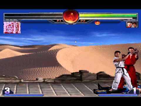 MK3 Sub Zero & Scorpion VS Street Fighter The Movie Ryu & Ken