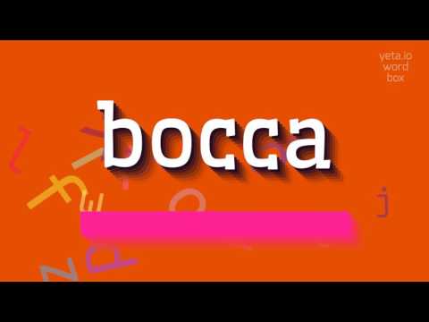 How to say "bocca"! (High Quality Voices)