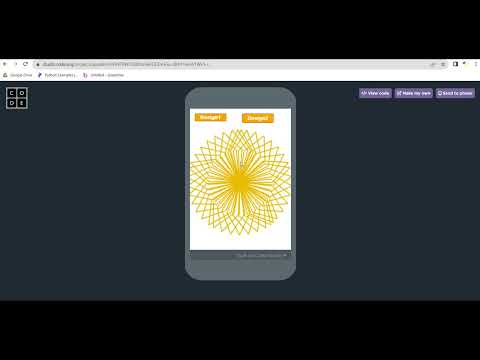 Learn to create a design by coding in App lab-Coding for Kids-Code.org