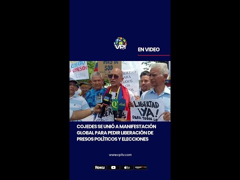 Cojedes se unió a manifestación global