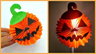 Pumpkin Ideas = Terrible, Scary Party :) Pumpkin for Halloween made of paper || Paper Craft