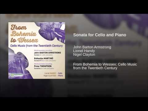 John Barton Armstrong, Sonata for Cello