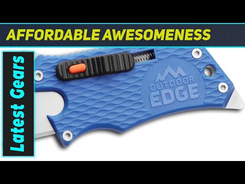 Outdoor Edge Slidewinder utility knife multi-tool blade change
