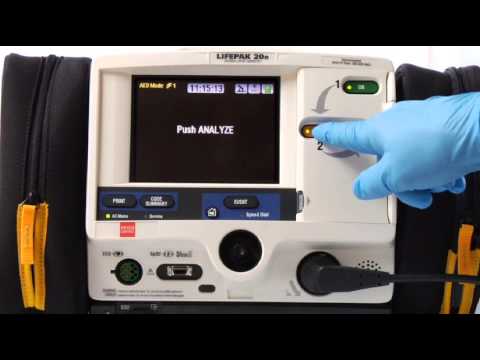 LIFEPAK 20/20e Defibrillator/Monitor AED Mode