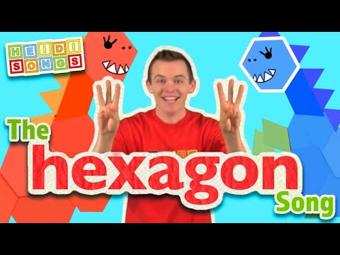 The Hexagon Song | Sing & Spell Shapes | Learning Songs for Kids | Preschool & Kindergarten