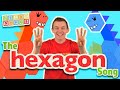 The HEXAGON Song | Sing & Spell Shapes