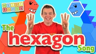 The HEXAGON Song | HeidiSongs&#39; Sing &amp; Spell Shapes!