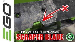 Replace Snow Blower Scraper Blade! [EASY]