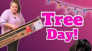 Living Room Reset After Decorating the Christmas Tree | Cleaning Motivation
