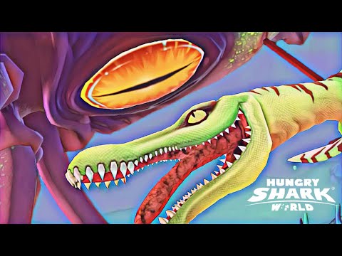 DRAGO VS COLOSSAL SQUID BOSS! 2022 BATTLE - Hungry Shark World
