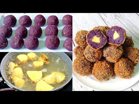 CAMOTE CHEESE BALL l Sweet Potato Balls