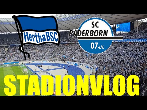 WICHTIGER HEIMSIEG😍😍! Hertha BSC 3:1SC Paderborn STADIONVLOG 2. Bundesliga
