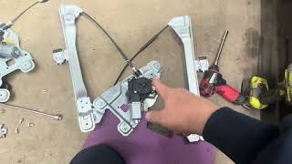 2012 Equinox Terrain Drivers Door window Regulator Replacement