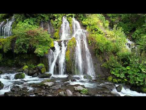 【北杜市ドローン映像】吐竜の滝