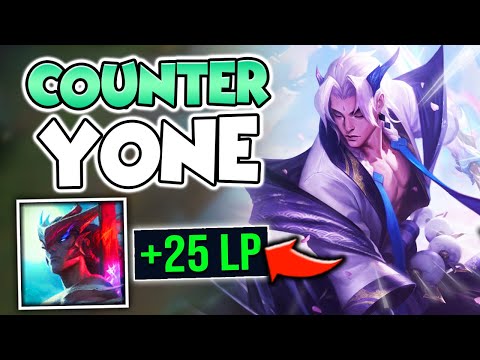 HOW TO DESTROY NEW CHAMPION YONE! (#1 COUNTER?) - League of Legends