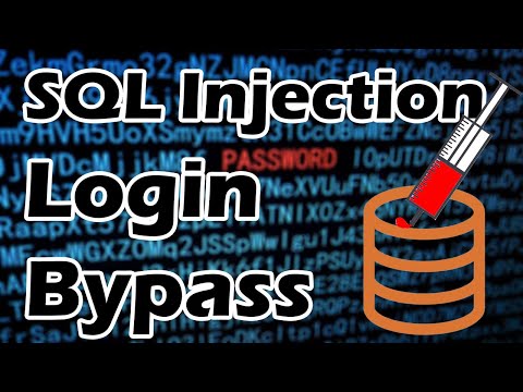 SQL Injection Allowing Login Bypass