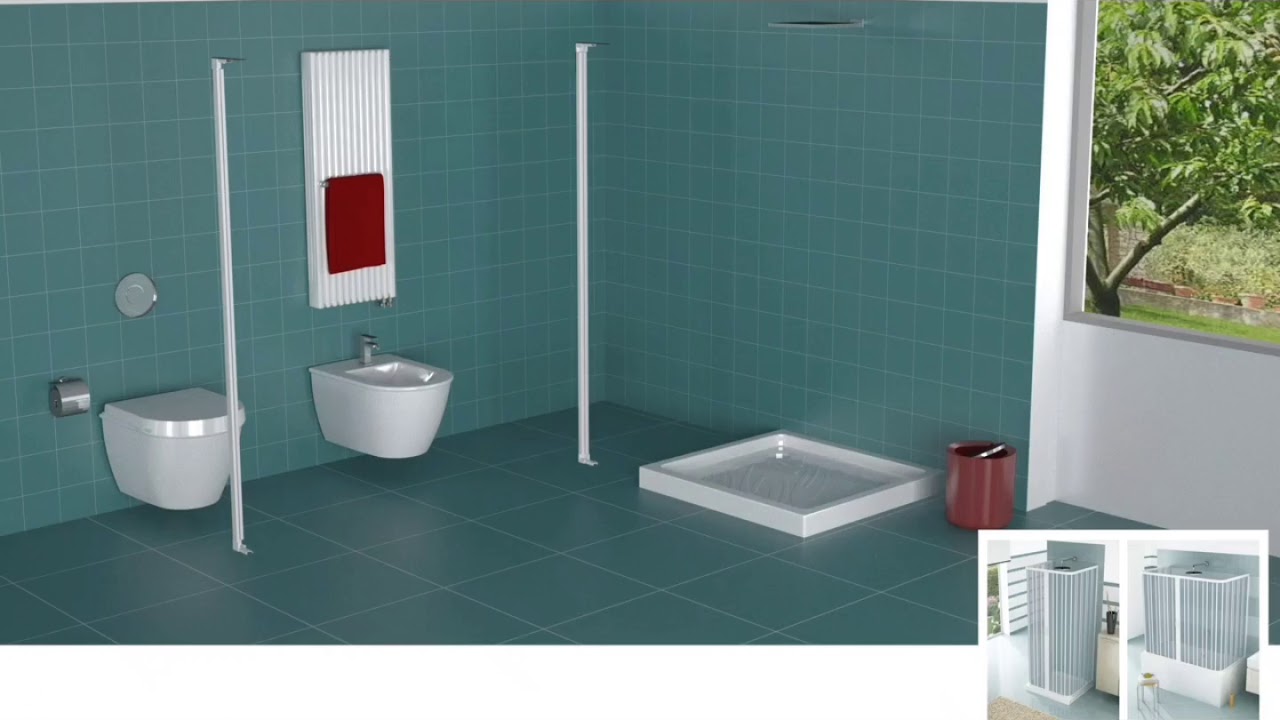 Come montare un box doccia a tre lati in PVC con apertura centrale - TUTORIAL HDcasa