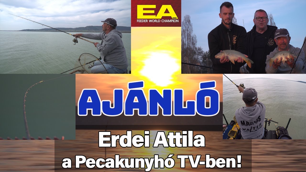 Pecakunyhó TV - Rapid feeder a Balatonon Erdei Attilával - AJÁNLÓ