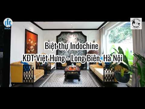 Thực tế biệt thự phong cách Indochine đậm nét tại KĐT Việt Hưng