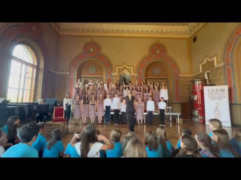 Hor OŠ "Jovan Popović" "Shchedryk"  M. Leontovych dirigent Branislava Maravić