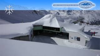 preview picture of video 'Obergurgl, Austria snow report - 10/03/13'