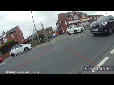 Near Miss. Cyclist V Motorist Road Rage
