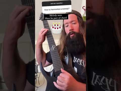 How to harmonize a melody?