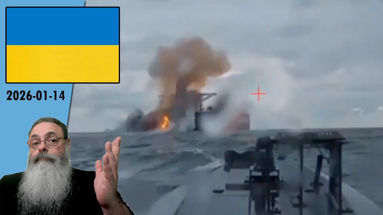#Ucrânia 2026-01-14: UCRÂNIA atinge QUATRO PETROLEIROS da FROTA CINZA RUSSA no MAR NEGRO