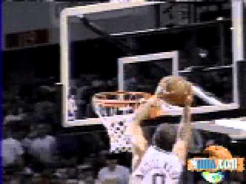 Tariq Abdul-Wahad Makes an Alley-Oop After a Full-Court Pass (1998-1999 Season) (1999 NBA.com)