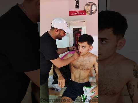 Lakshya Sen Getting ready for the match 🔥🔥🔥#lakshyasen #paris2024 #viktoraxelsen#shorts