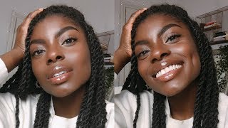GLOW MAKEUP | Dark Skin WOC Beginner Friendly