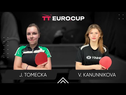 11:10 Julia Tomecka 3 : 2  Vasylysa Kanunnikova 09.09.2024 | TT Euro.Cup Final Women Star.