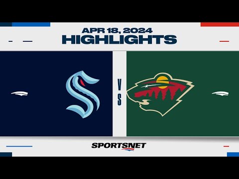 NHL Highlights | Kraken vs. Wild - April 18, 2024